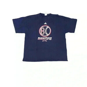 Adidas Boston Red Sox T Shirt Vintage 2004 MLB Baseball Size XL